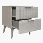 Movo Elmwood 2-Drawer Young Nightstand