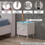 Movo Elmwood 2-Drawer Young Nightstand