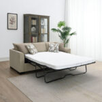 Bellmont 3-Seater Reversible Sleeper Corner Sofa Bed with Memory Foam Mattress and 4 Cushions
