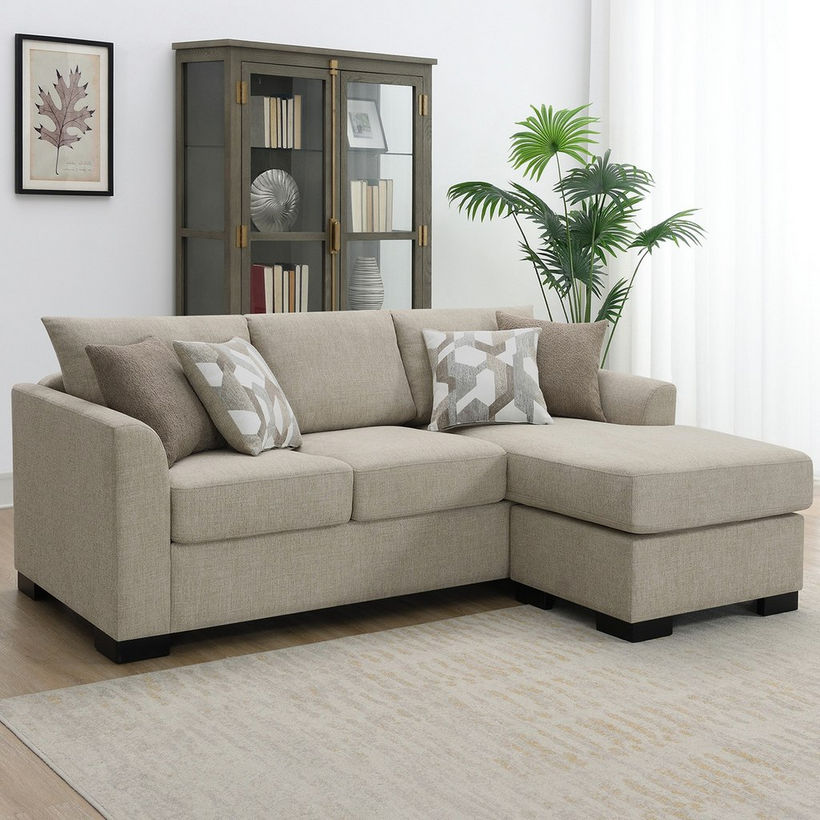Bellmont 3-Seater Reversible Sleeper Corner Sofa Bed with Memory Foam Mattress and 4 Cushions - Image 4