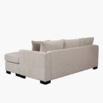 Bellmont 3-Seater Reversible Sleeper Corner Sofa Bed with Memory Foam Mattress and 4 Cushions