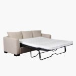 Bellmont 3-Seater Reversible Sleeper Corner Sofa Bed with Memory Foam Mattress and 4 Cushions