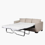 Bellmont 3-Seater Reversible Sleeper Corner Sofa Bed with Memory Foam Mattress and 4 Cushions