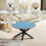 Belicia Round Sintered Stone Coffee Table
