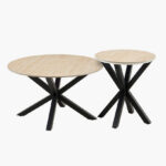 Belicia Round Sintered Stone Coffee Table