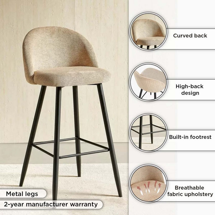 Belicia Bar Chair - Image 5