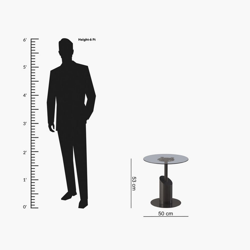 Fedrick Glass Top End Table - Image 2