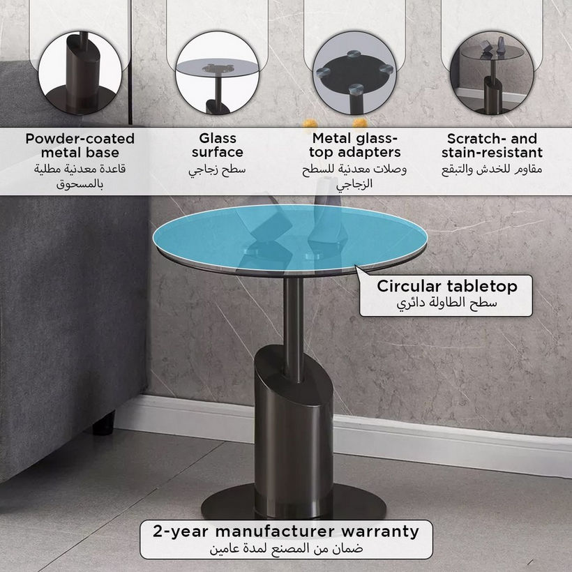 Fedrick Glass Top End Table - Image 5