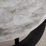 Merida 2-Piece Marble Coffee Table Set with Storage