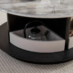 Merida 2-Piece Marble Coffee Table Set with Storage