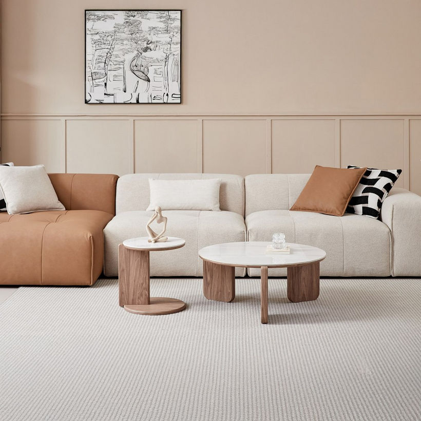 Venessa 2-Piece Sintered Stone Coffee Table Set - Image 13