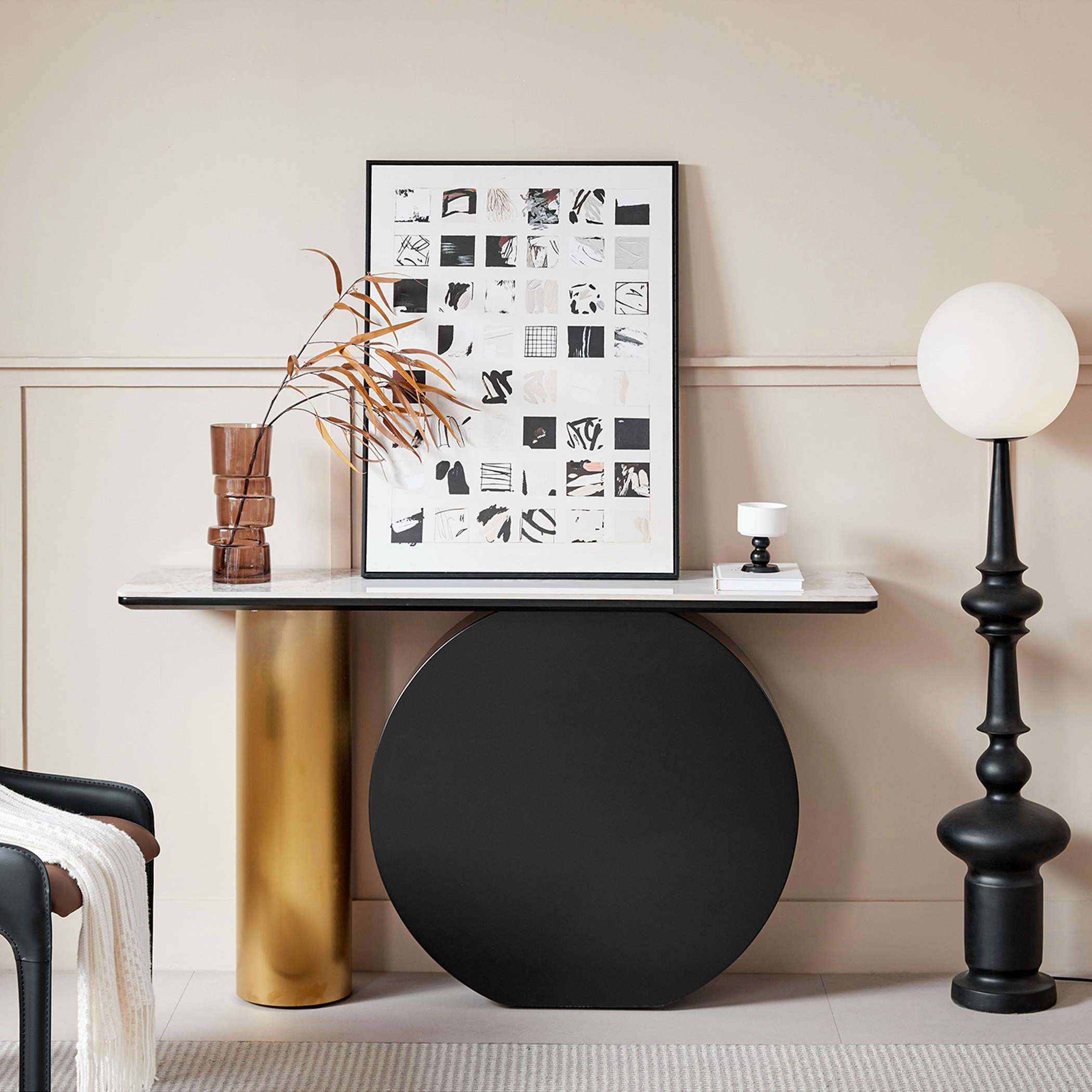 Bassett Sintered Stone Console Table