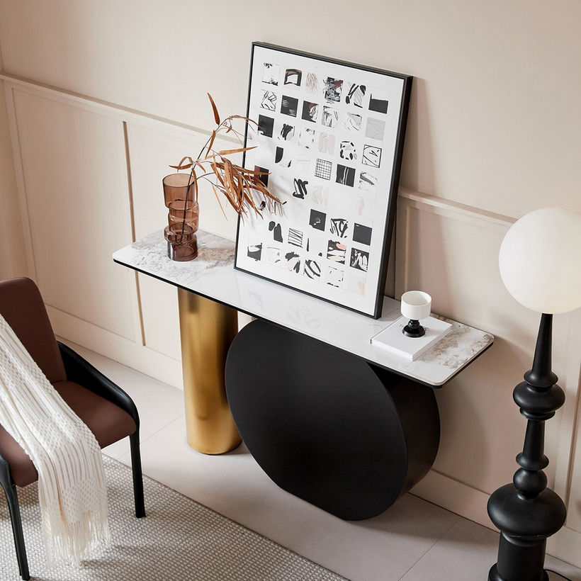 Bassett Sintered Stone Console Table - Image 3