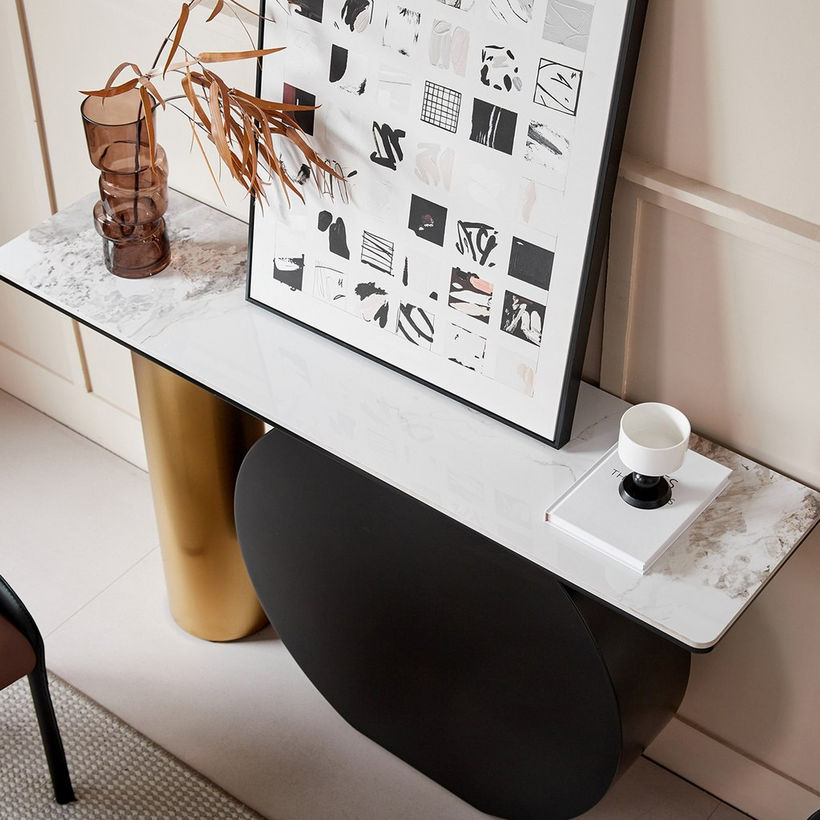 Bassett Sintered Stone Console Table - Image 4