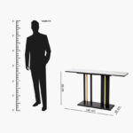 Maddox Sintered Stone Console Table