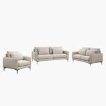 Savnik Armchair Fabric Sofa with 1 Cushion