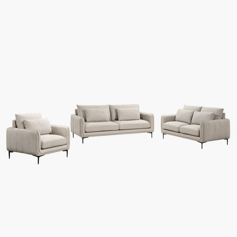 Savnik Armchair Fabric Sofa with 1 Cushion - Image 9
