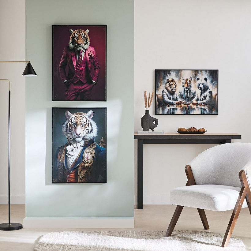 Ersel Tiger Framed Picture - 50x70x2.5 cm - Image 2