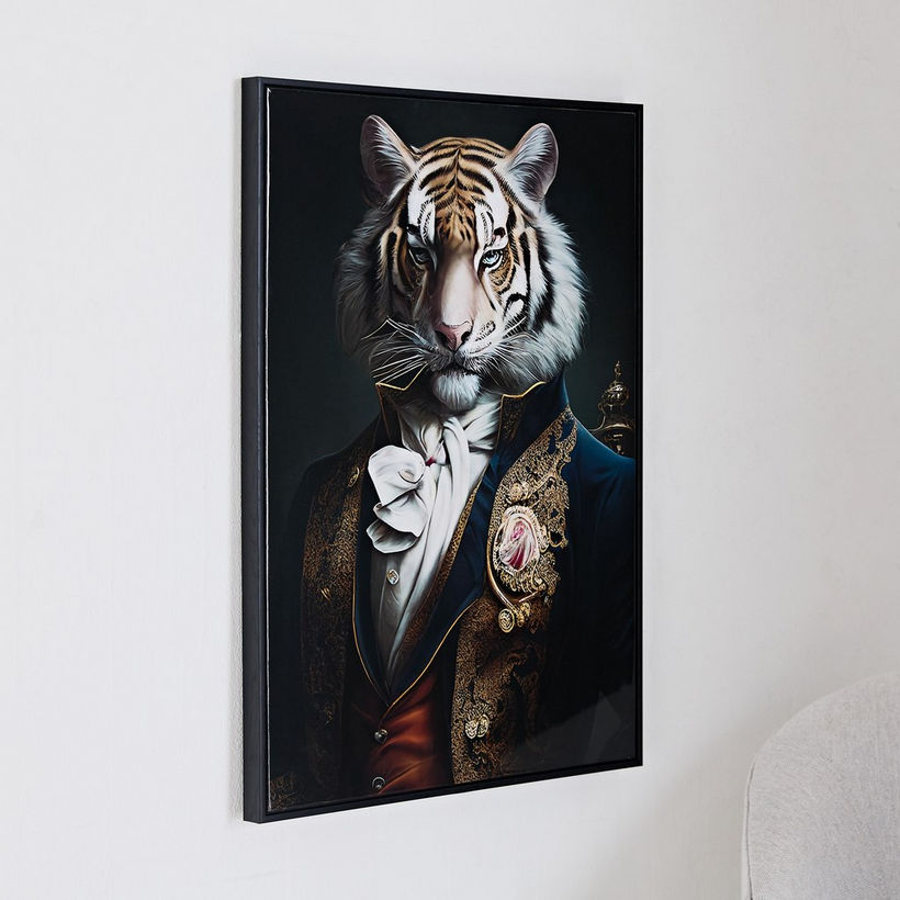 Ersel Tiger Framed Picture - 50x70x2.5 cm - Image 3