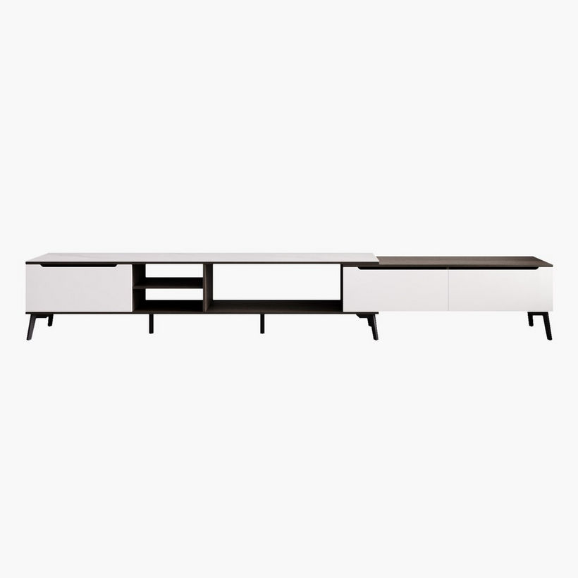 Madora 2 to 3 Metre Extendable TV Unit with Sintered Stone Top for TVs up to 98 inches - Image 5