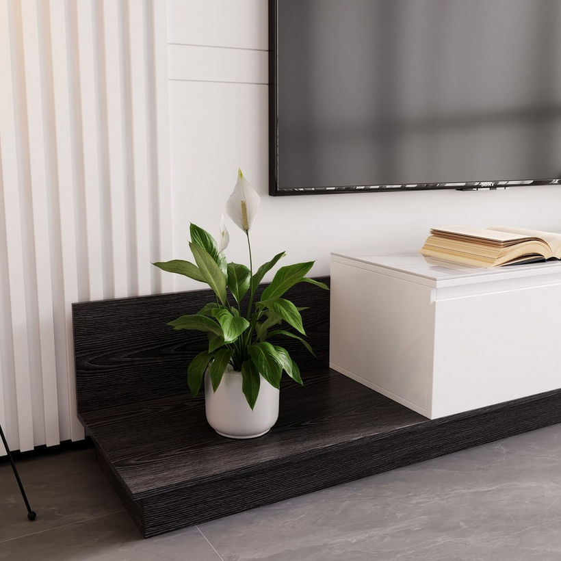 Glacia 2 to 3 Metre Extendable TV Unit with Sintered Stone Top for TVs up to 98 inches - Image 8