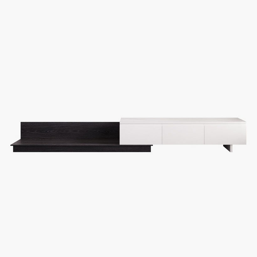 Glacia 2 to 3 Metre Extendable TV Unit with Sintered Stone Top for TVs up to 98 inches - Image 9