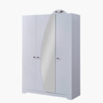Bade 3-Door Wardrobe with Mirror