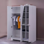 Bade 3-Door Wardrobe with Mirror