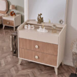 Kingslay 3-Drawer Dresser with Mirror