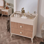 Kingslay 3-Drawer Dresser with Mirror