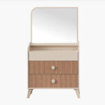Kingslay 3-Drawer Dresser with Mirror