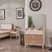 Kingslay 3-Drawer Dresser with Mirror
