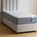 SleepLuxe iPostura High Resilience Visco Memory Foam Medium Firm Pocket Spring Mattress -90x190x26cm