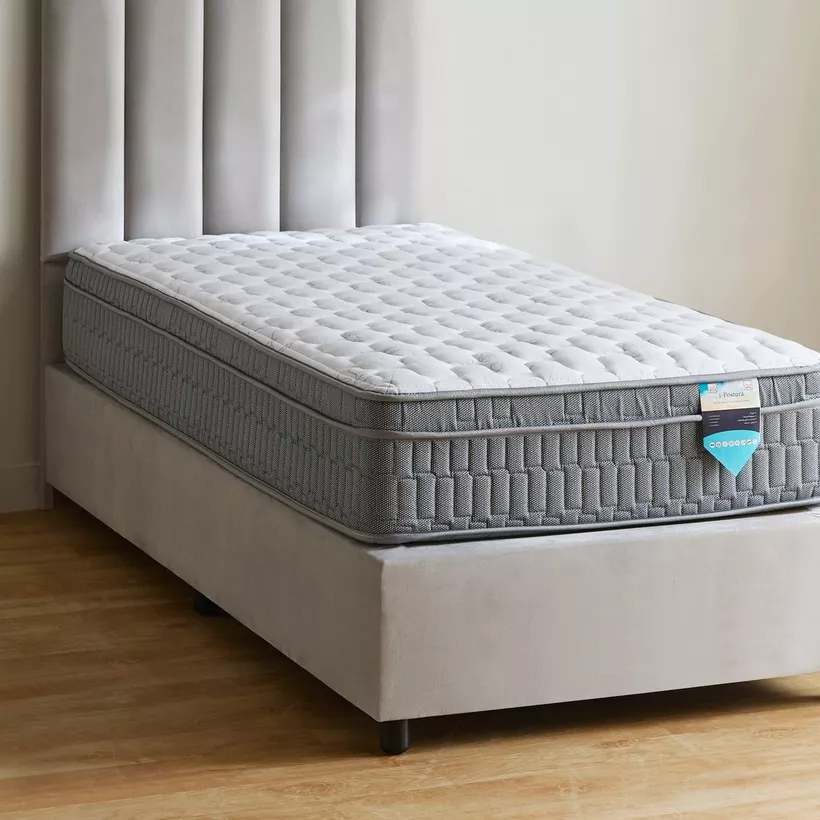 SleepLuxe iPostura High Resilience Visco Memory Foam Medium Firm Pocket Spring Mattress -90x190x26cm - Image 3