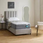 SleepLuxe iPostura High Resilience Visco Memory Foam Medium Firm Pocket Spring Mattress - 90x200x26 cm