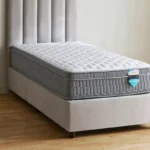 SleepLuxe iPostura High Resilience Visco Memory Foam Medium Firm Pocket Spring Mattress - 90x200x26 cm