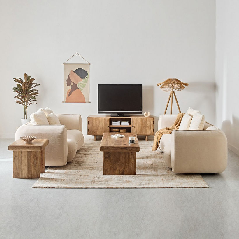 Cavon Clayton Solid Wood Coffee Table - Image 8