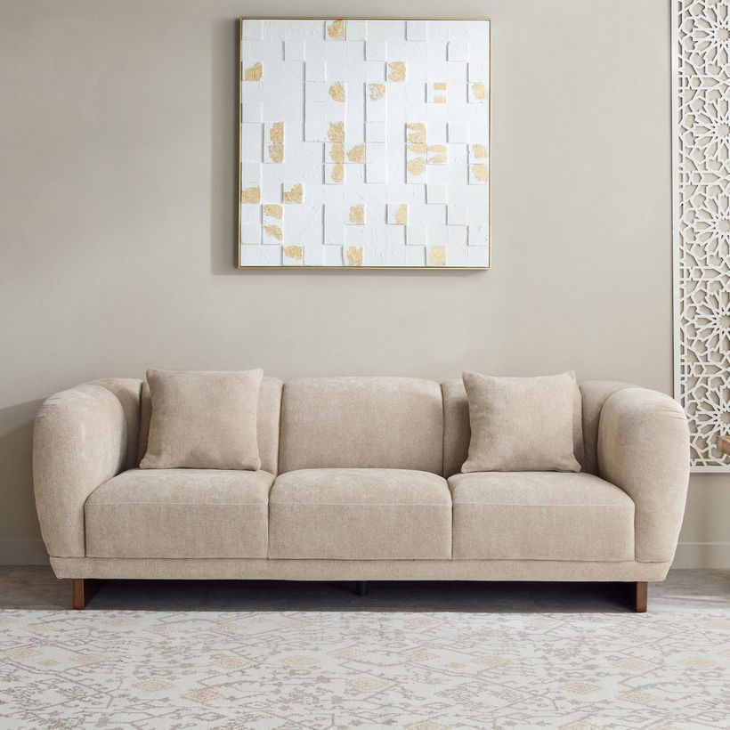 Clarkston NXT 3-Seater Fabric Sofa with 2 Cushions - Image 3