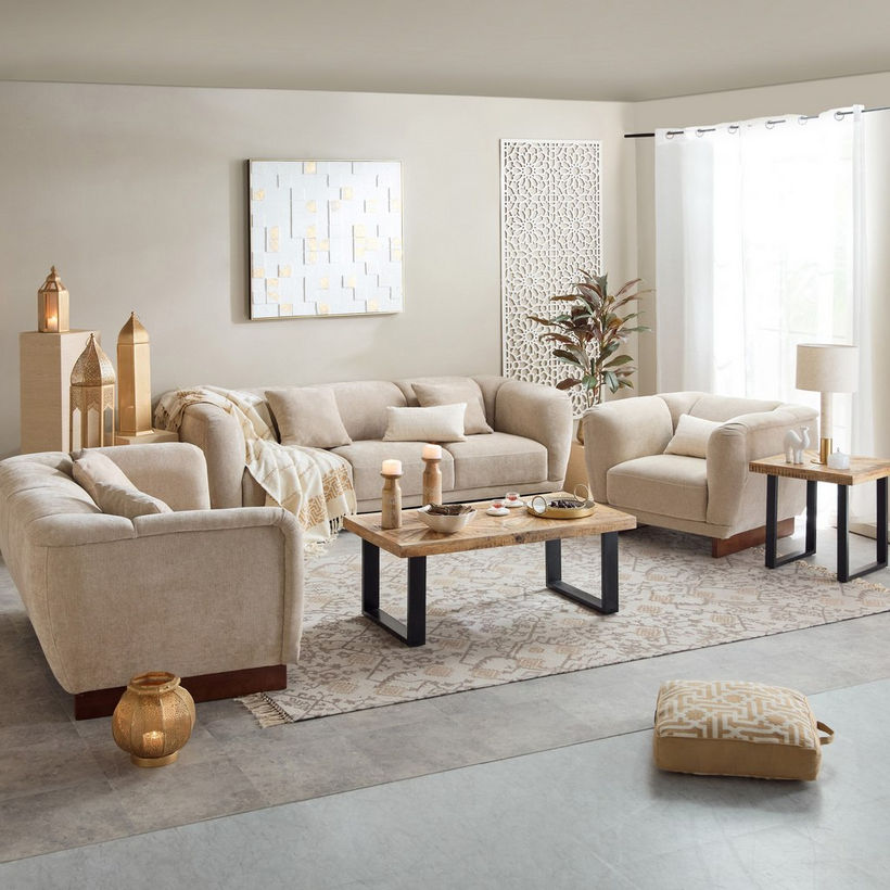 Clarkston NXT 3-Seater Fabric Sofa with 2 Cushions - Image 9