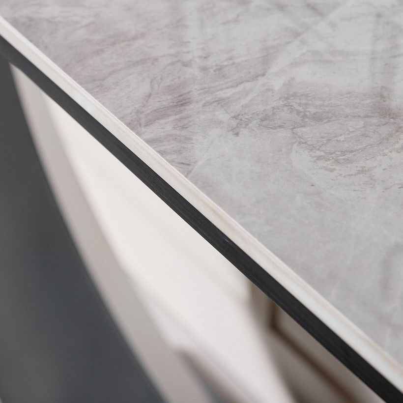 Titanium Sphere Sintered Stone Console Table - Image 8