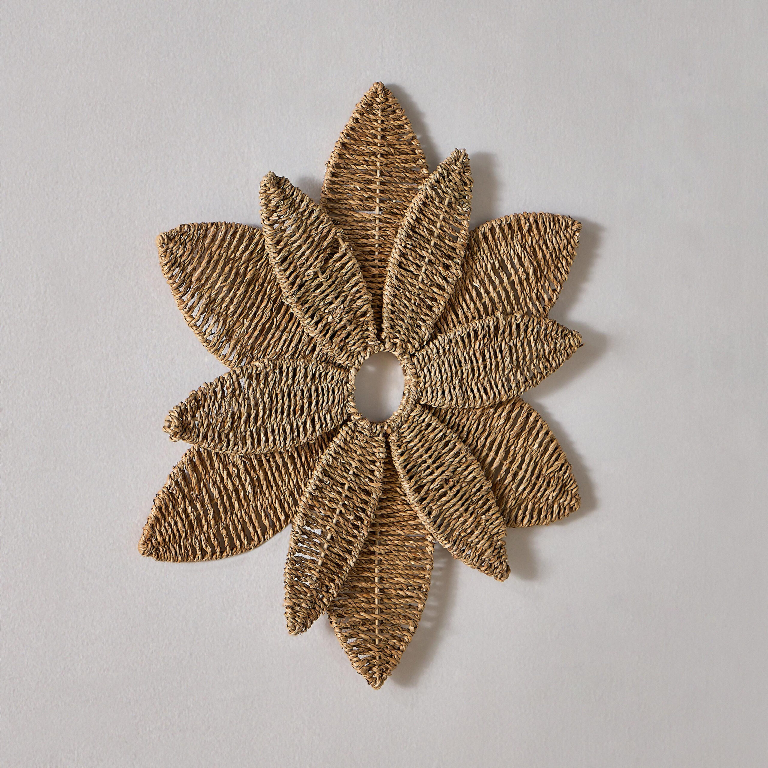 Belmonte Seagrass Flower Wall Decor - 60 cm