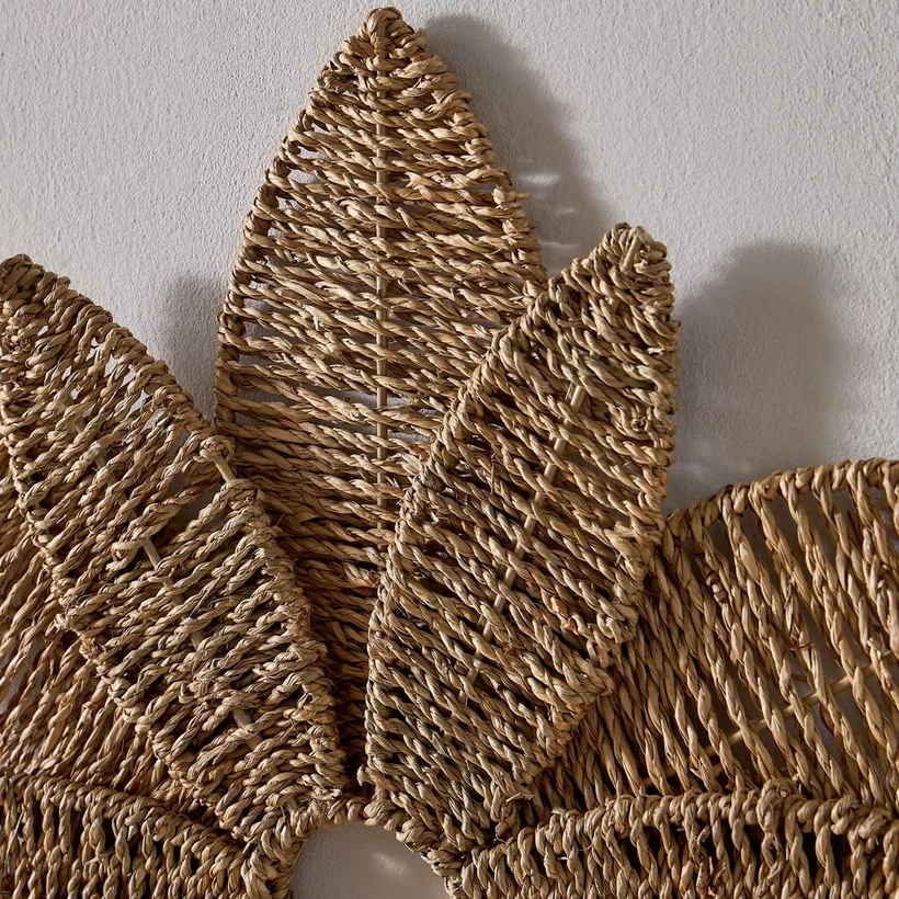 Belmonte Seagrass Flower Wall Decor - 60 cm - Image 4