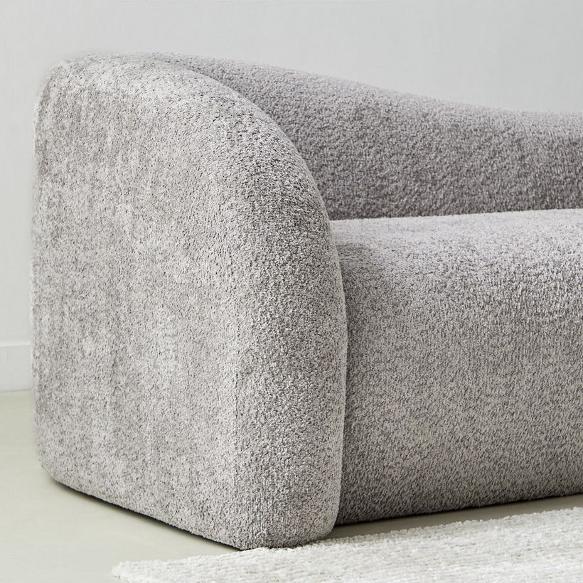 Palermo 4-Seater Fabric Sofa with 2 Cushions - Image 9