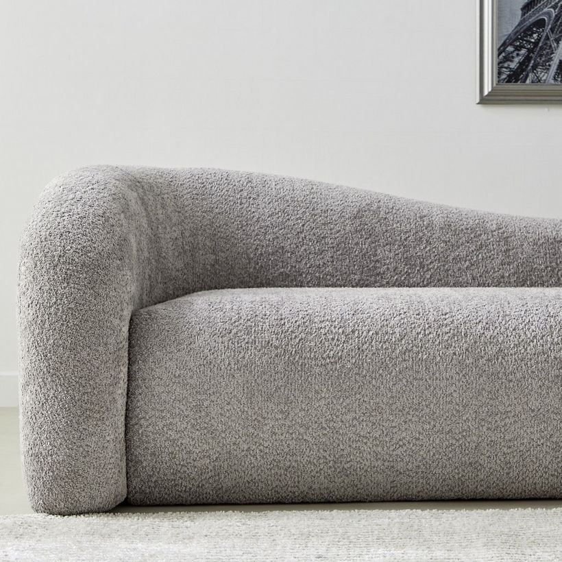Palermo 3-Seater Fabric Sofa with 2 Cushions - Image 8