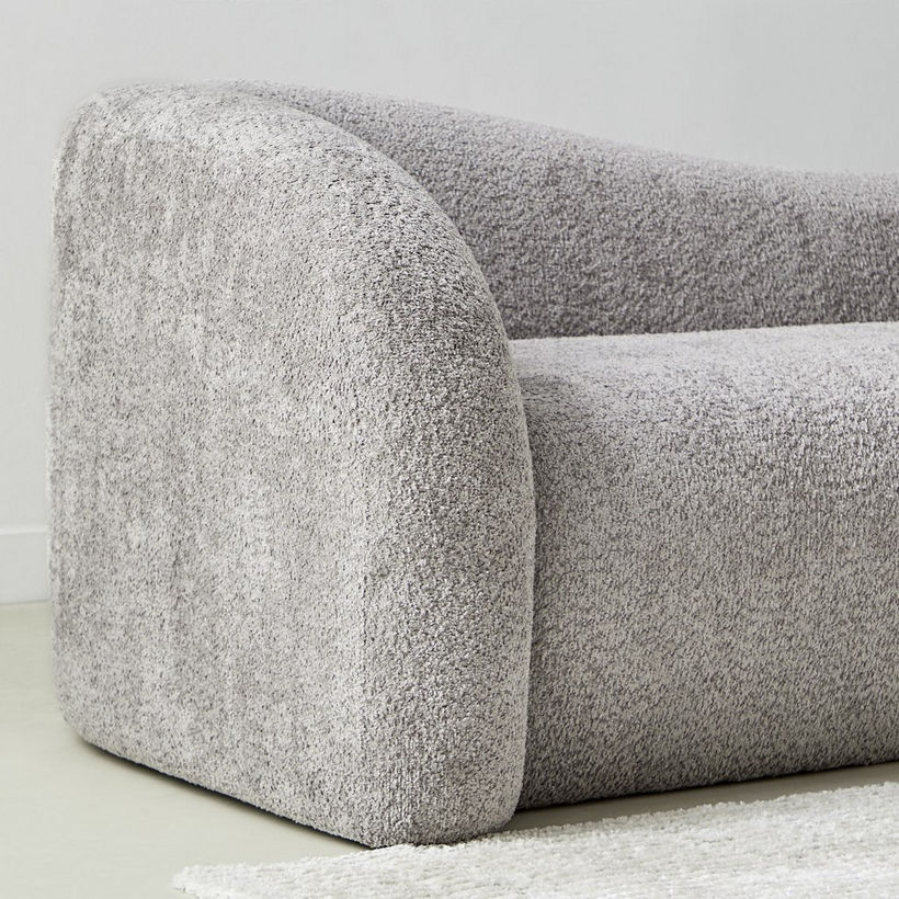 Palermo 3-Seater Fabric Sofa with 2 Cushions - Image 9