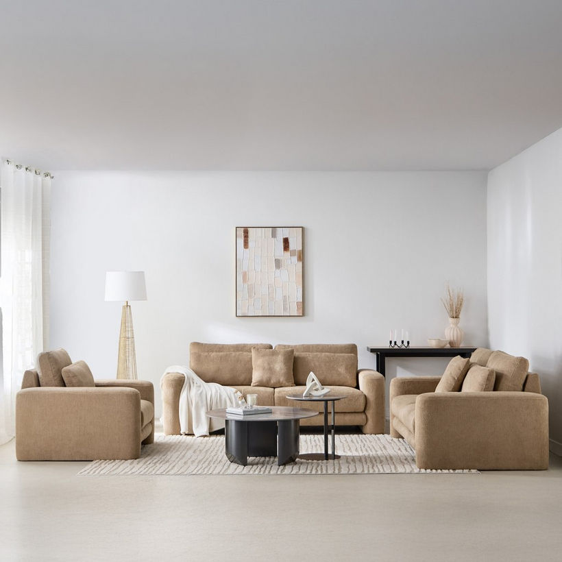 Rovigo Fabric Armchair Sofa with Cushion - Image 10