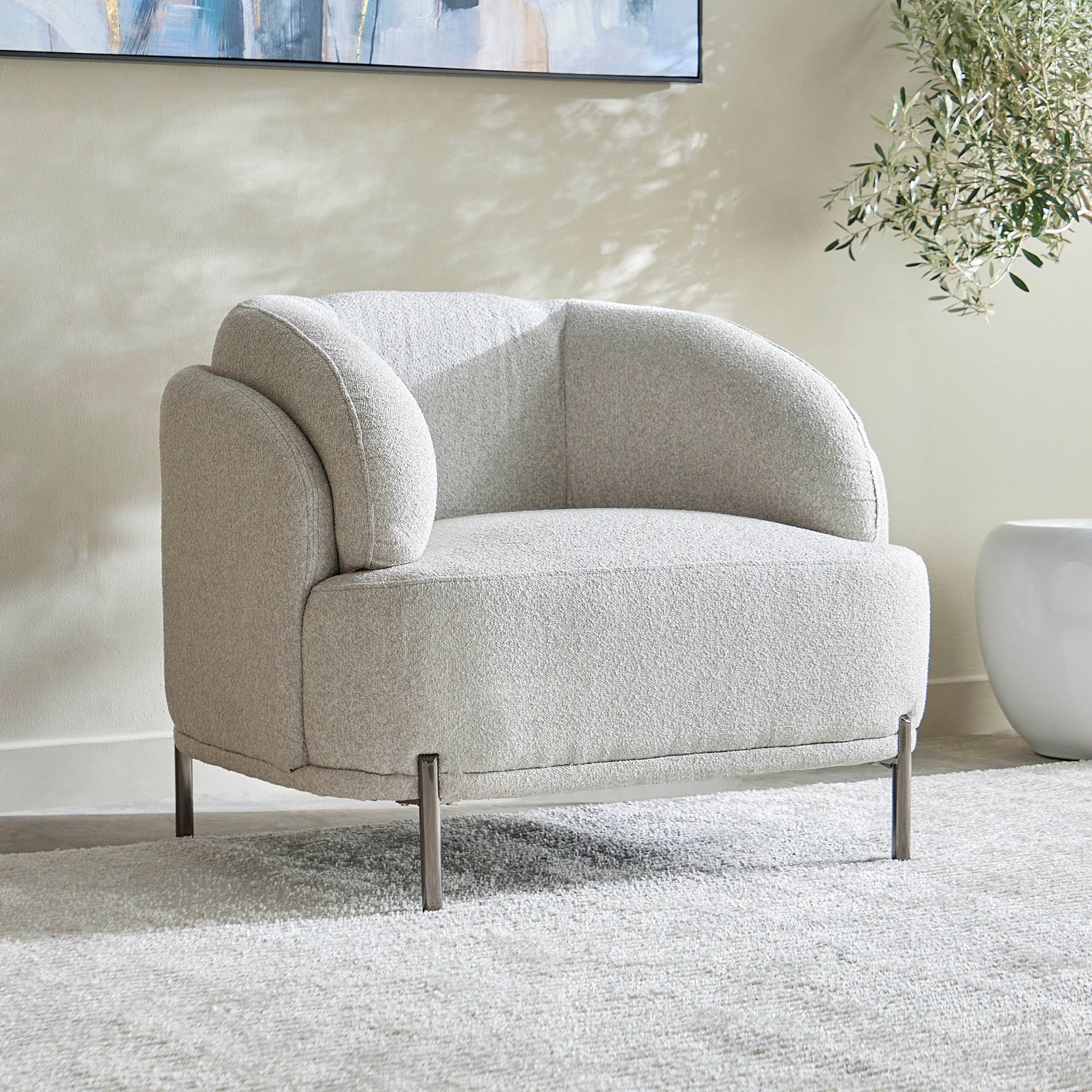 Palma Fabric Armchair Sofa