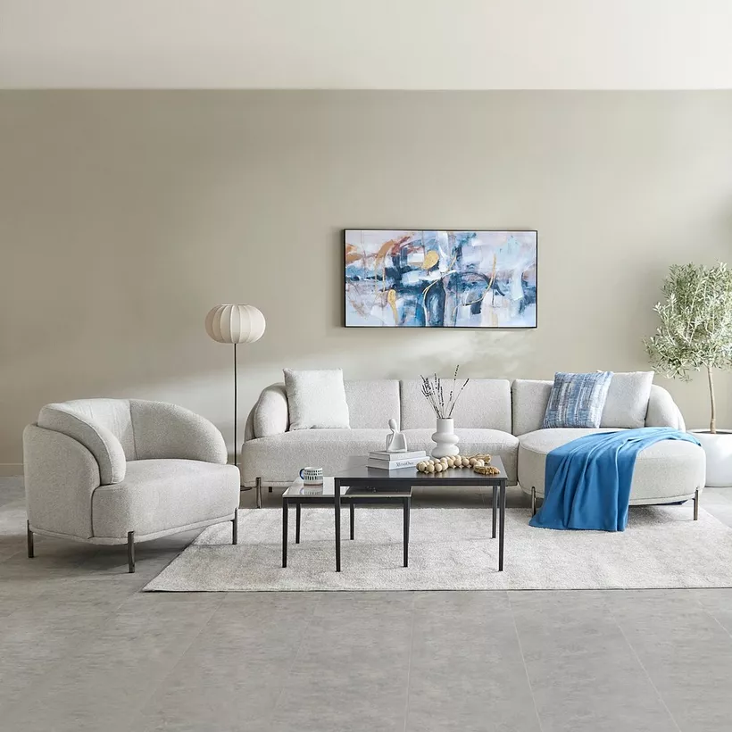 Palma Fabric Armchair Sofa - Image 8
