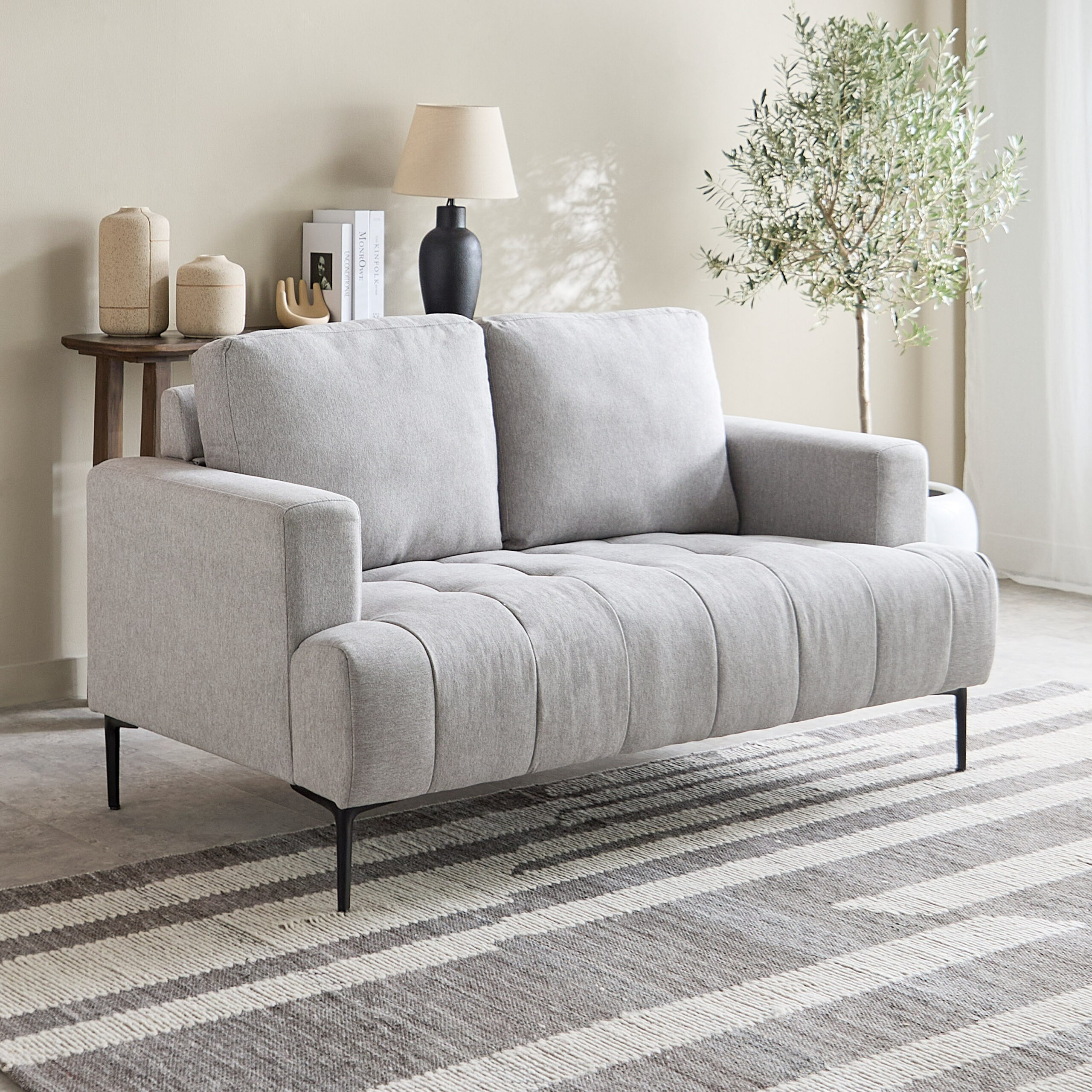 Scott 2-Seater Fabric Sofa
