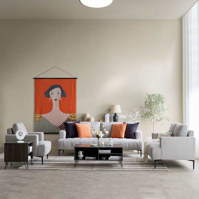 Scott 2-Seater Fabric Sofa - Image 9
